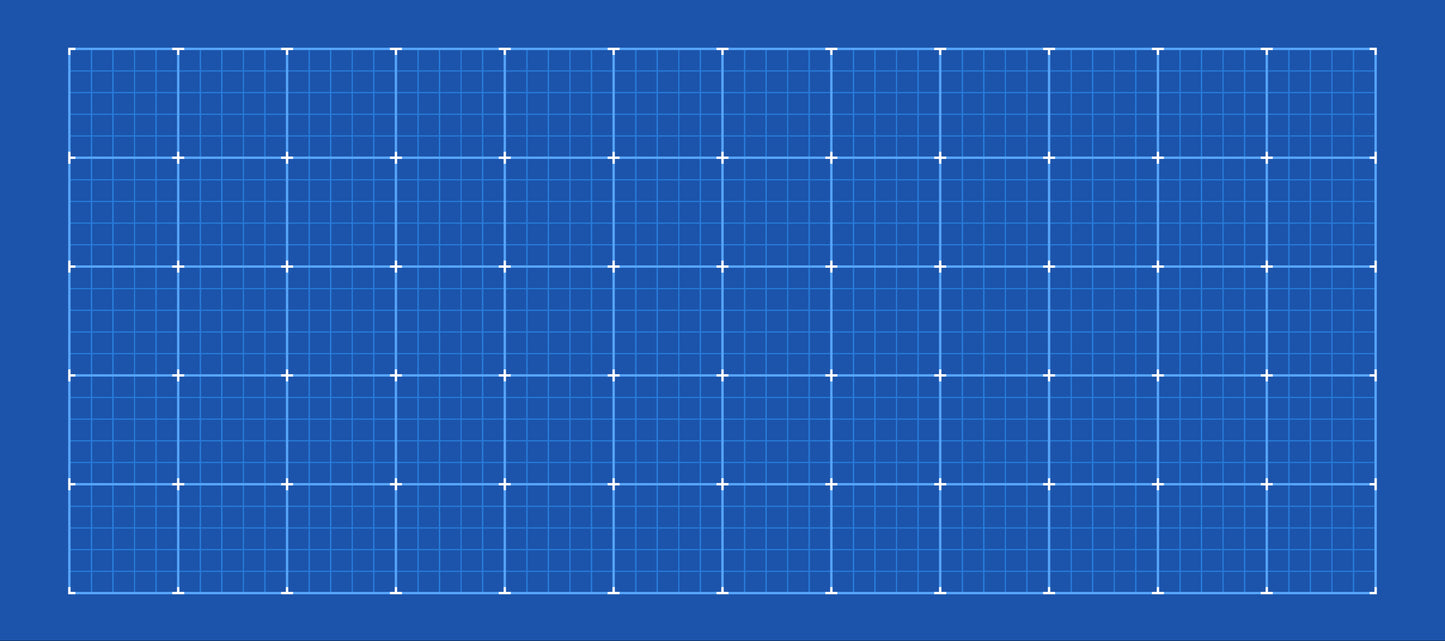 Grid Master Deskmat (Blue)