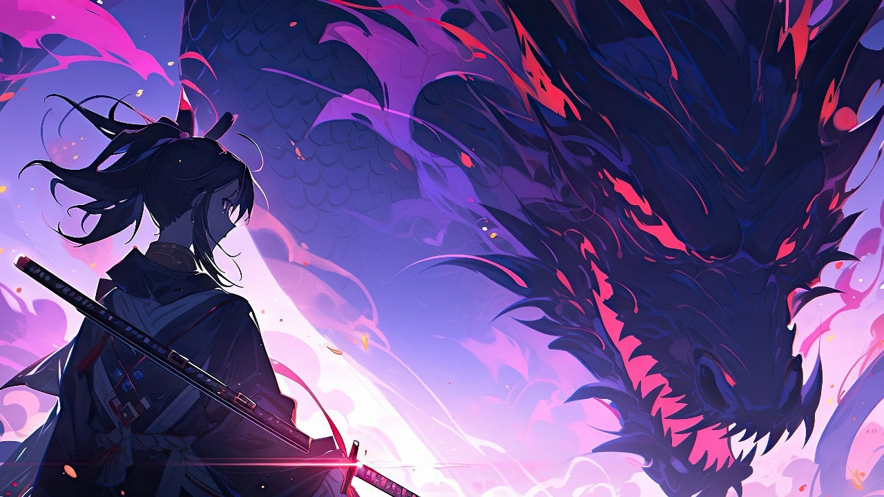 Violet Vengeance Deskmat