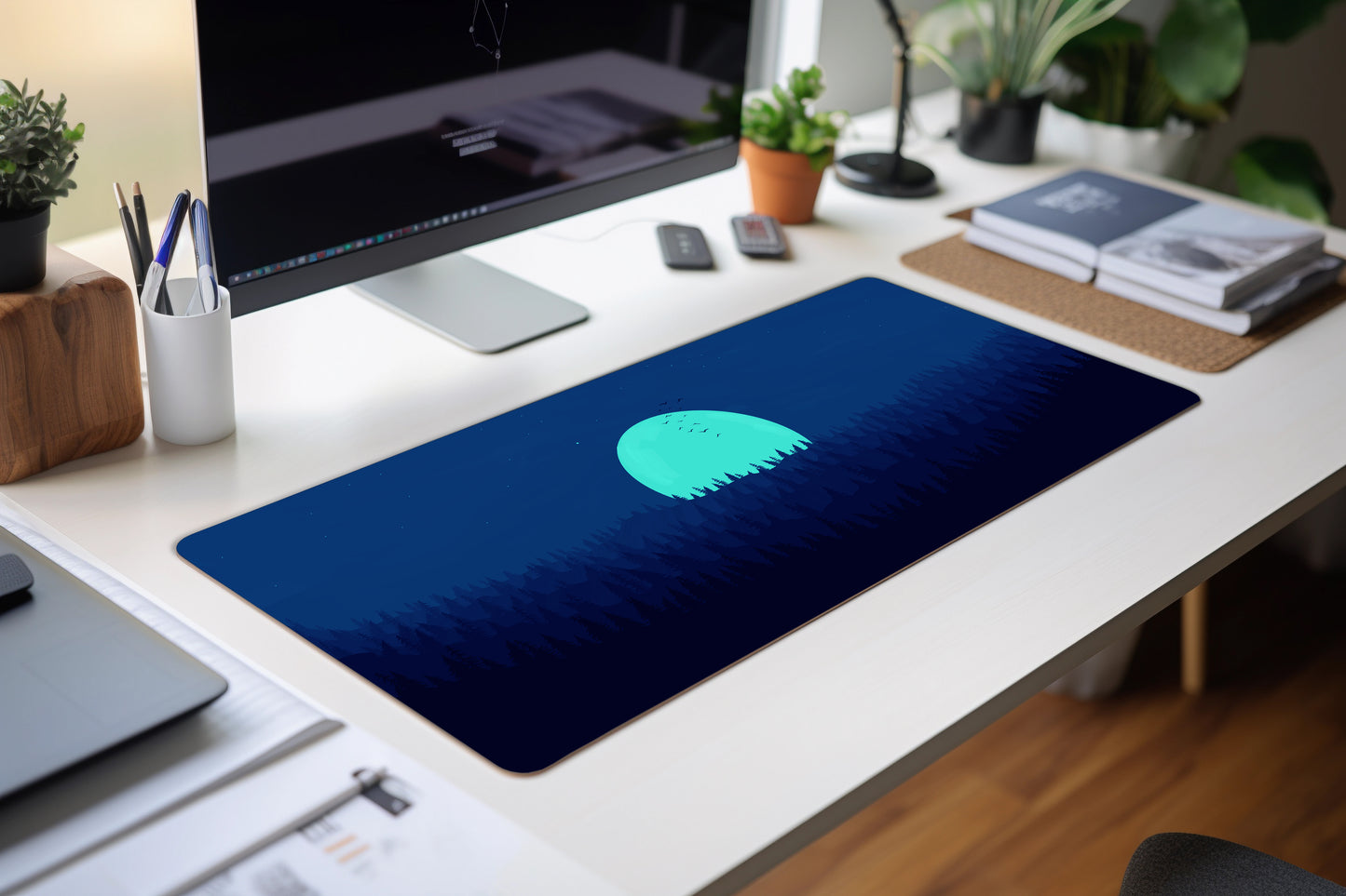 Blue Moon Night Deskmat