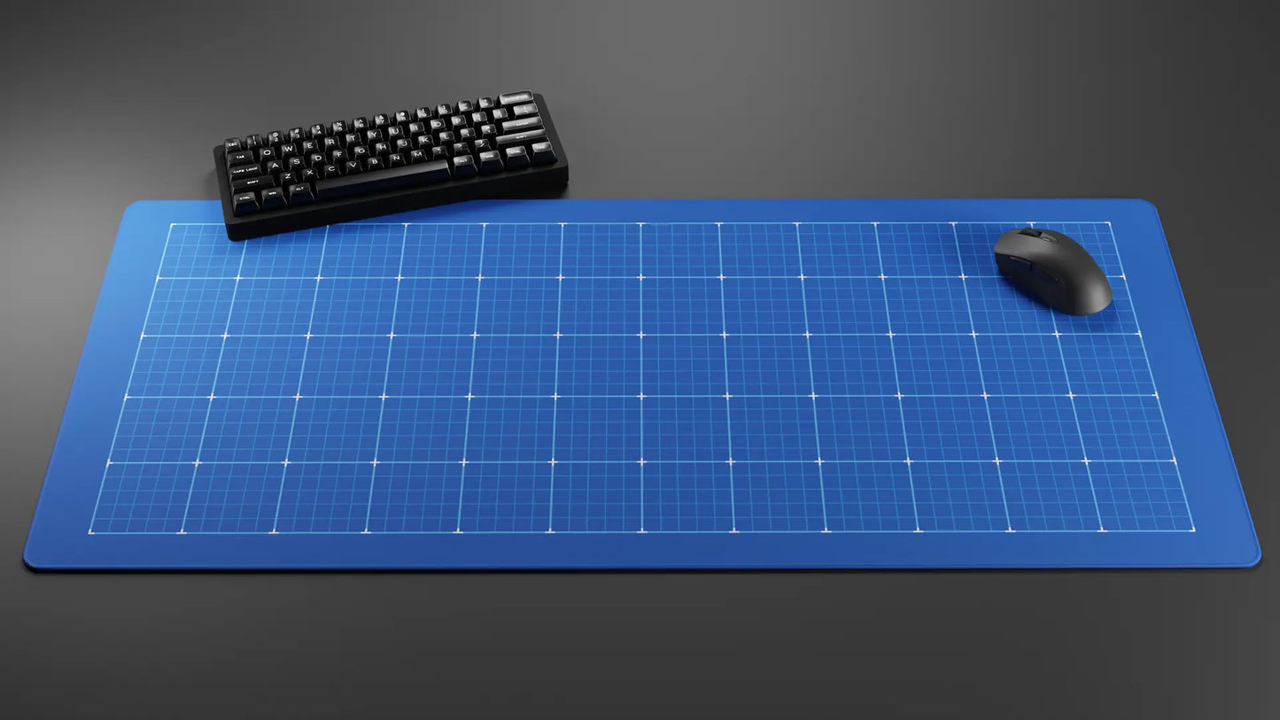 Grid Master Deskmat (Blue)