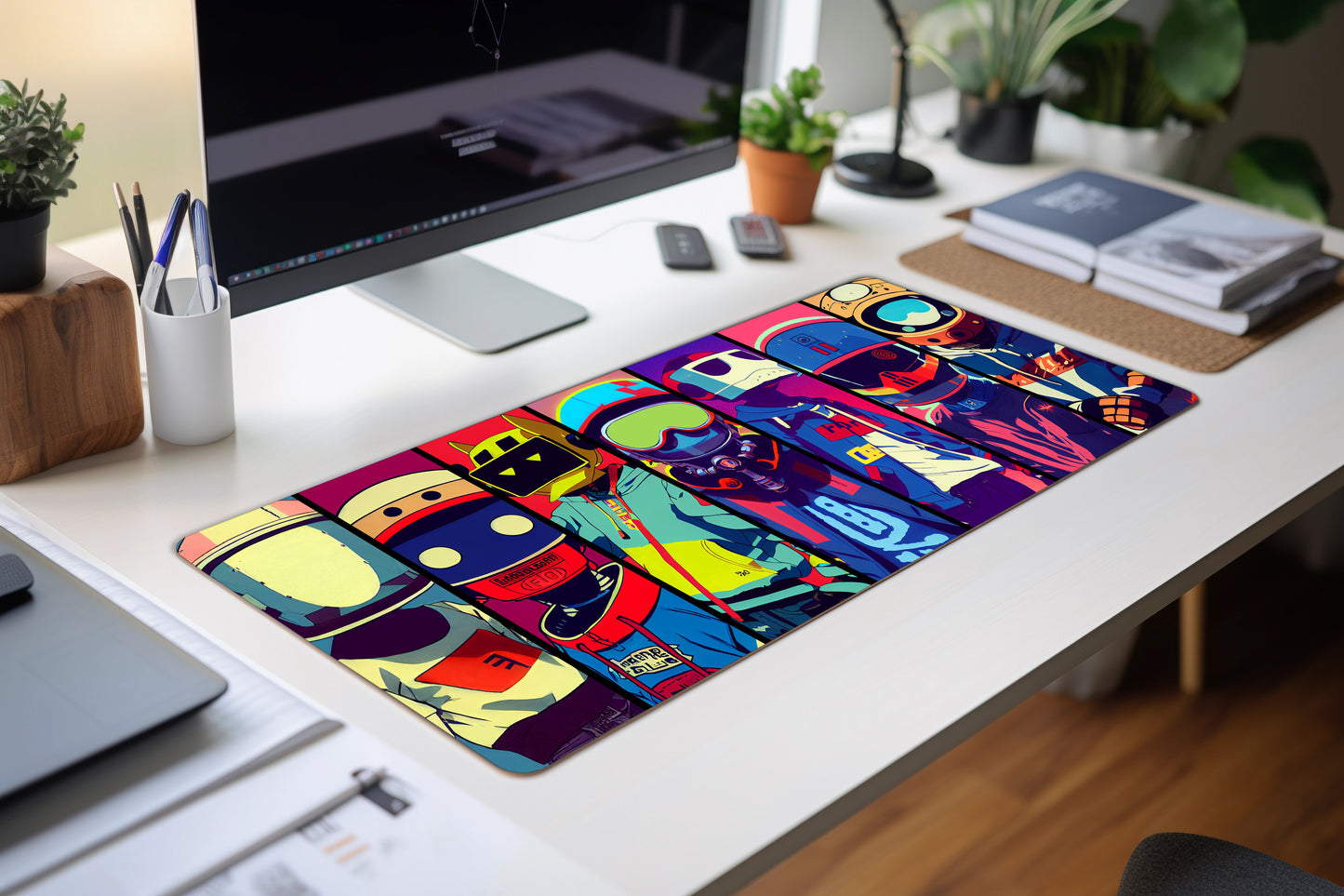 Pop Art Frenzy Deskmat