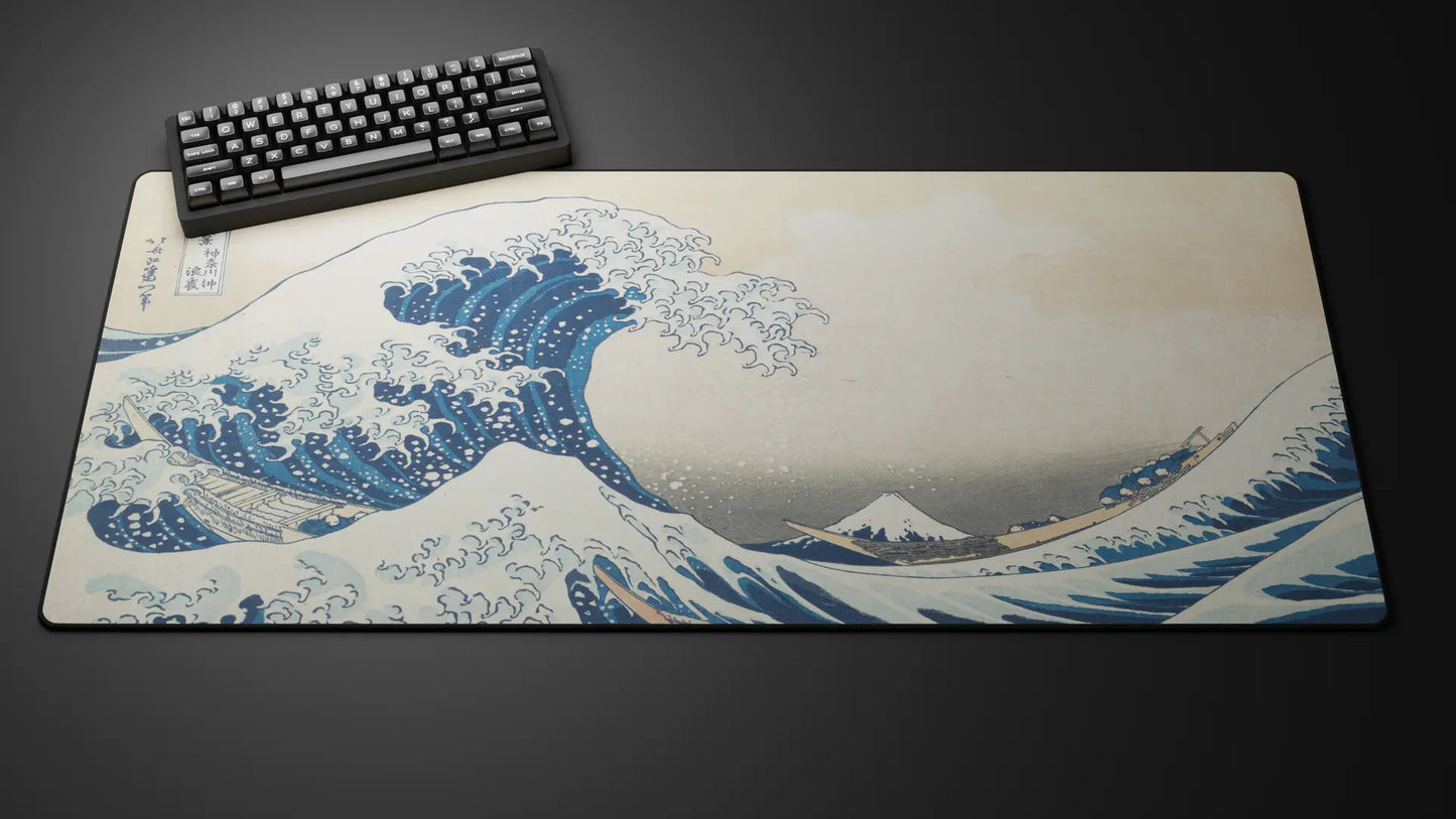 The Great Wave Of Kangawa Deskmat