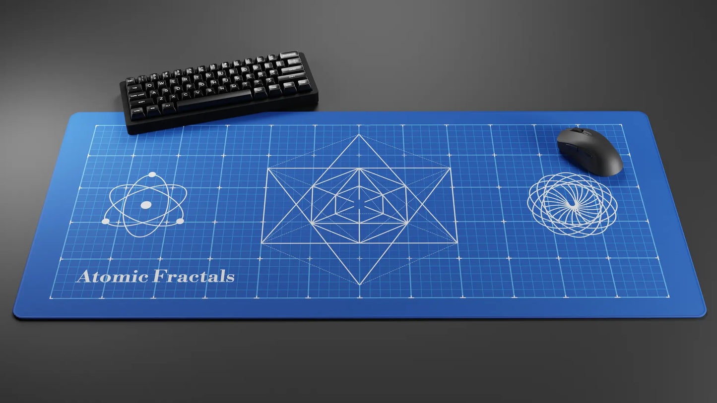 Aperture Blue Deskmat