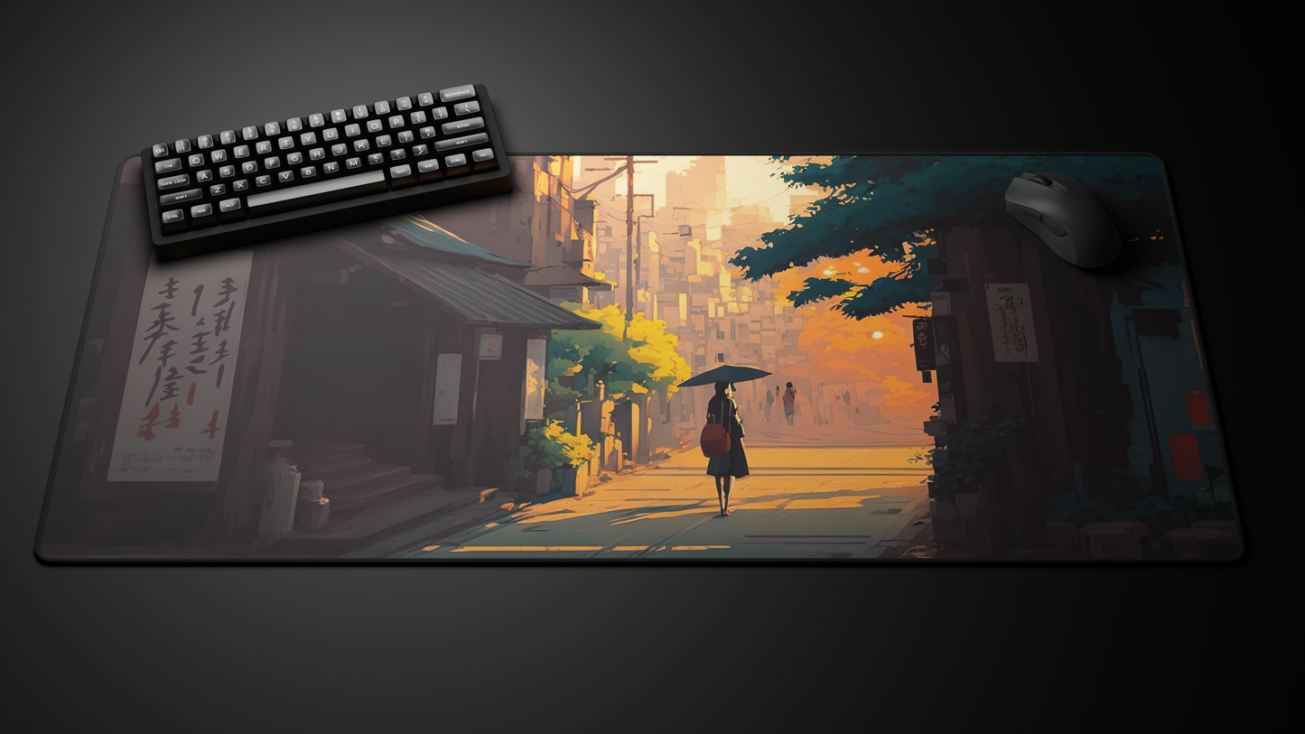 Japanese Anime Street Deskmat