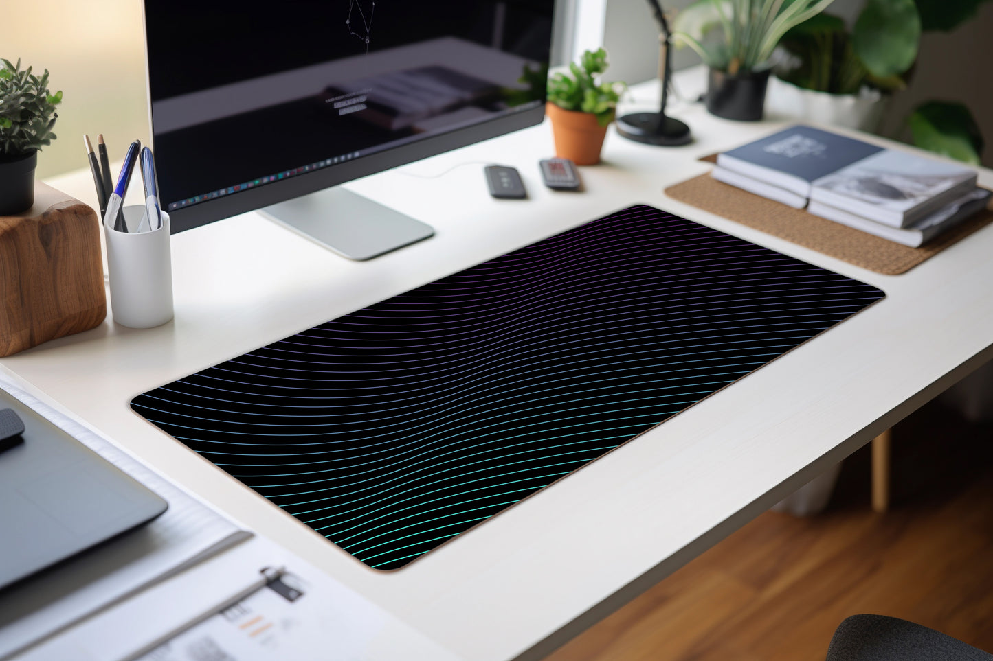 Spiral Illusion Deskmat