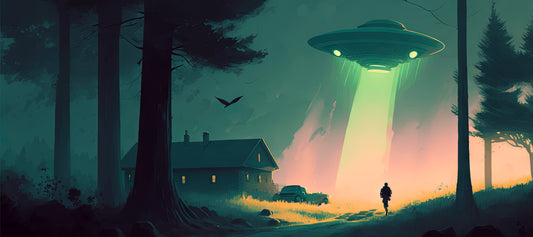 Galactic Abduction Deskmat