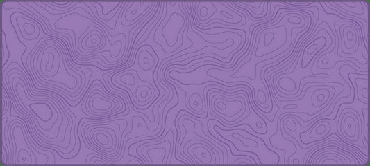 Purple Topography Deskmat
