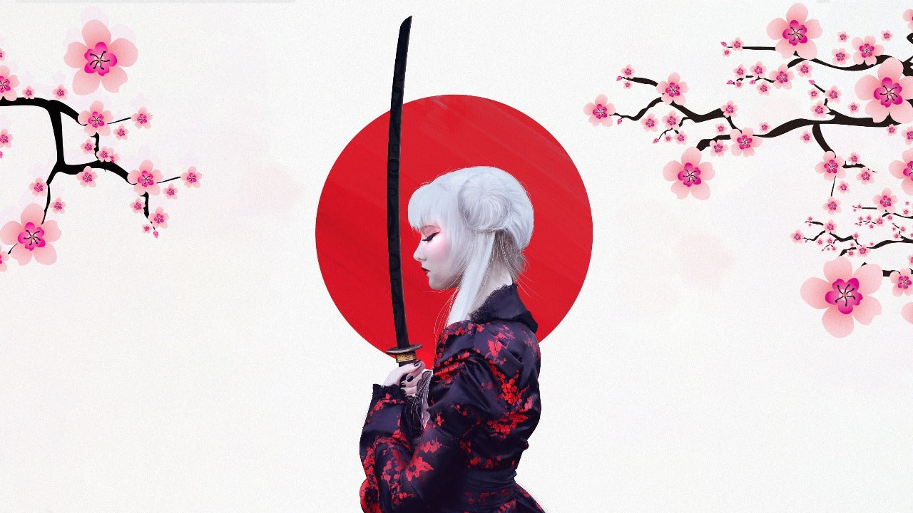 Sakura Warrior Deskmat
