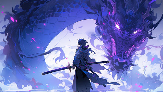 Dragons Wrath Deskmat - Purple