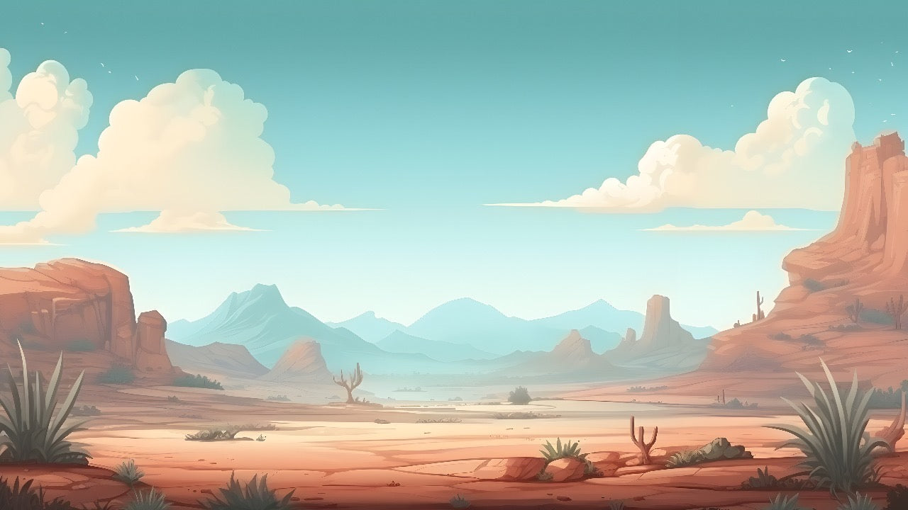 Desert Drift Deskmat