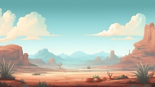 Desert Drift Deskmat