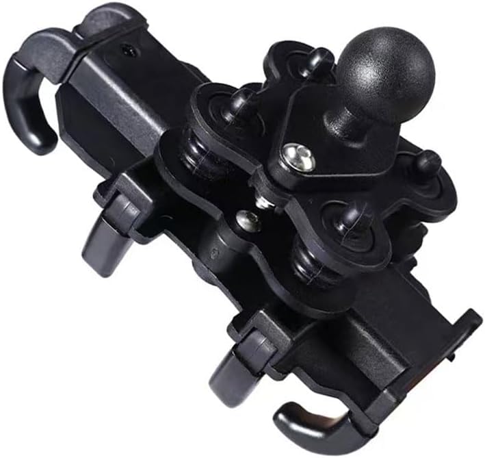 BSDDP Anti Vibration,Shock Proof Mobile Holder GPS Bracket Clip, 360° View, Riding Scooter, Bicycle, Bike Accessories, 4-6, 7 in Mobile Phone Smartphone