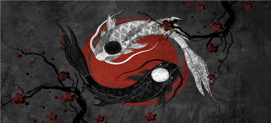 Yin Koi Harmony Deskmat