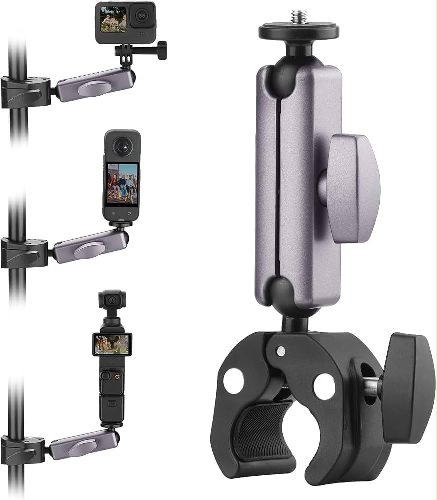 Universal Adjustable Camera Clamp Mount