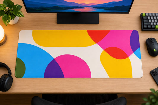Colour Pop Abstract Deskmat