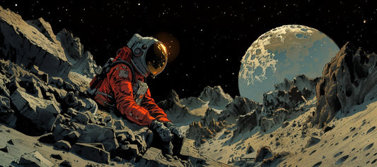 Lunar Solitude Deskmat