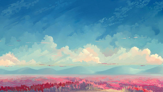 Blossom Horizon Deskmat