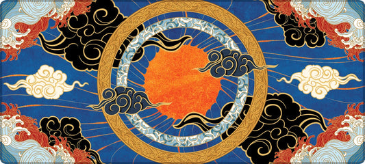 Golden Eclipse Deskmat