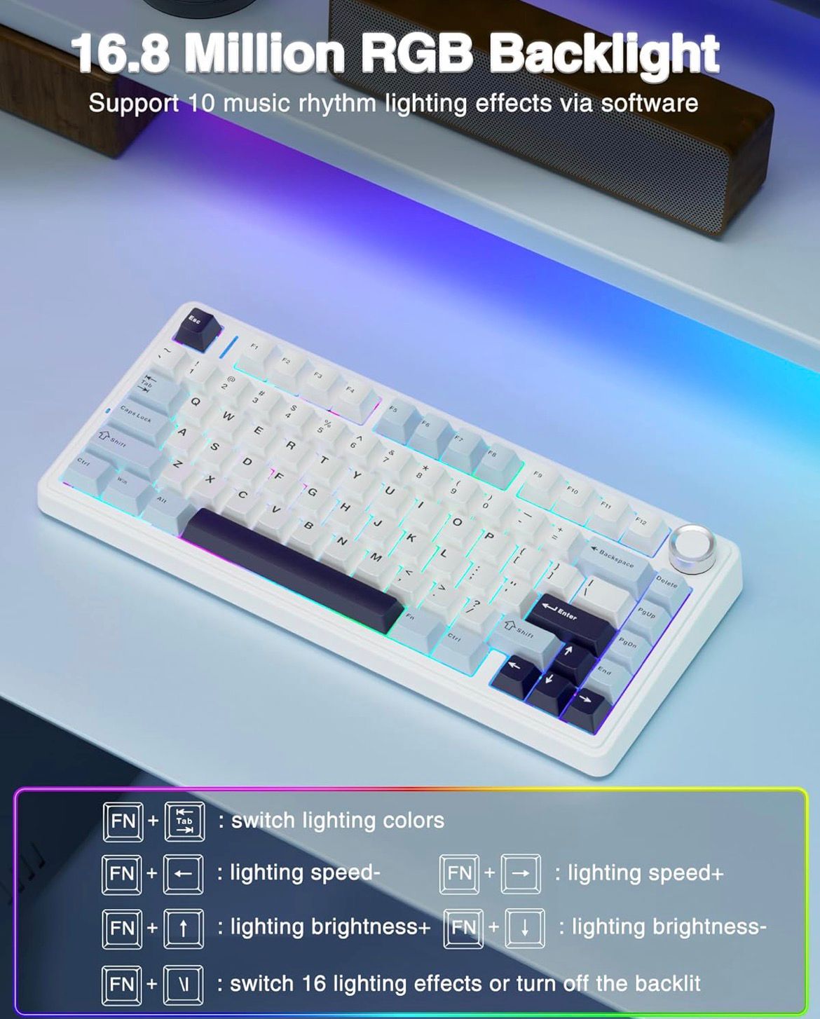 Aula F75 Gasket Wireless Mechanical Keyboard