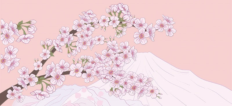 Mount Sakura View Deskmat