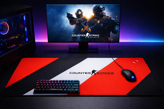 Counter-Strike Gaming Desk Mat 90×40 cm 4mm thickness– Extended Mouse Pad for Gaming & Office