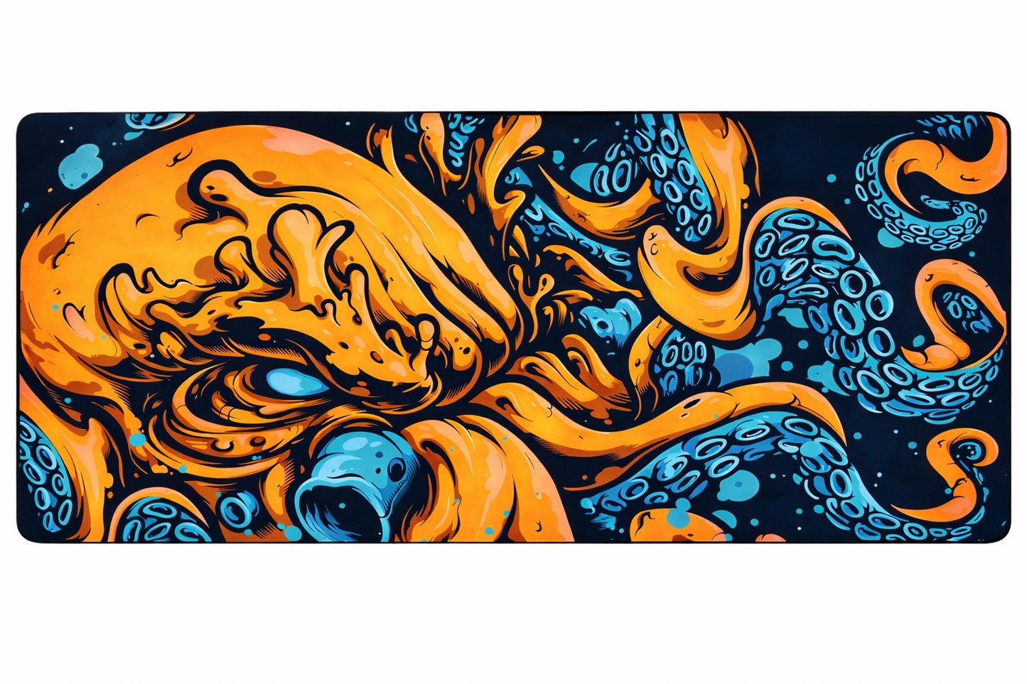 Neon Kraken Deskmat -120cm x 60cm 3 mm thickness