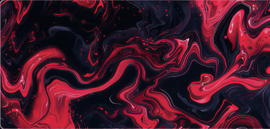 Red Liquid Galaxy Deskmat