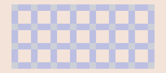 Pastel Grid Harmony Deskmat