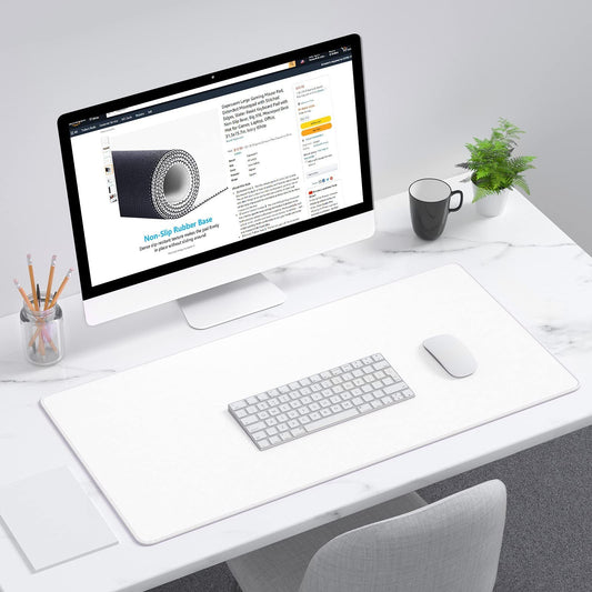 White Deskmat