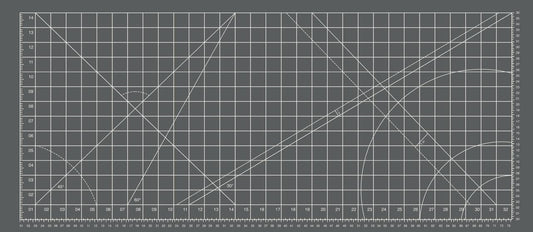 Precision Grid Deskmat - Grey