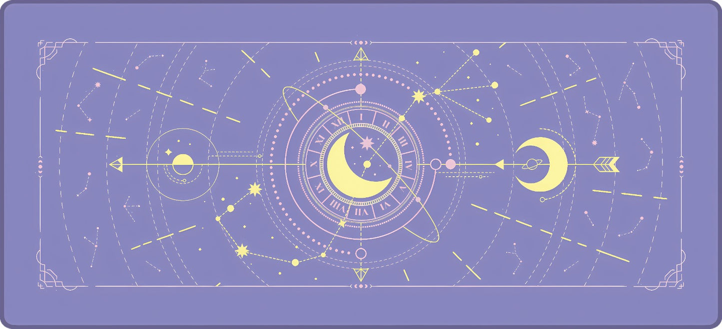 Celestial Moon Dial Deskmat
