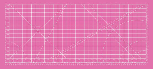 Precision Grid Deskmat - Pink