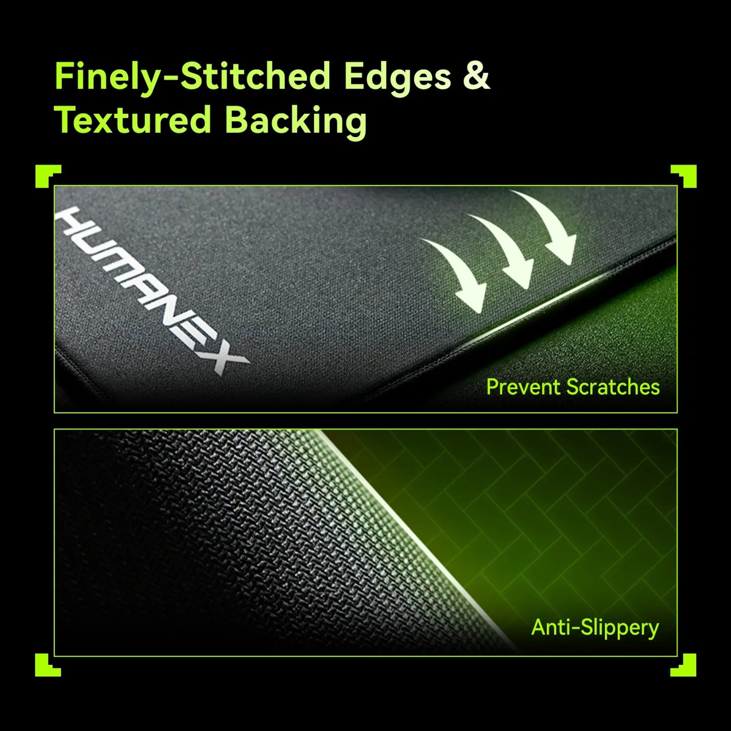 Humanex AX6-BM FeatherGlide Professional Gaming 49x42 cm Mouse Pad