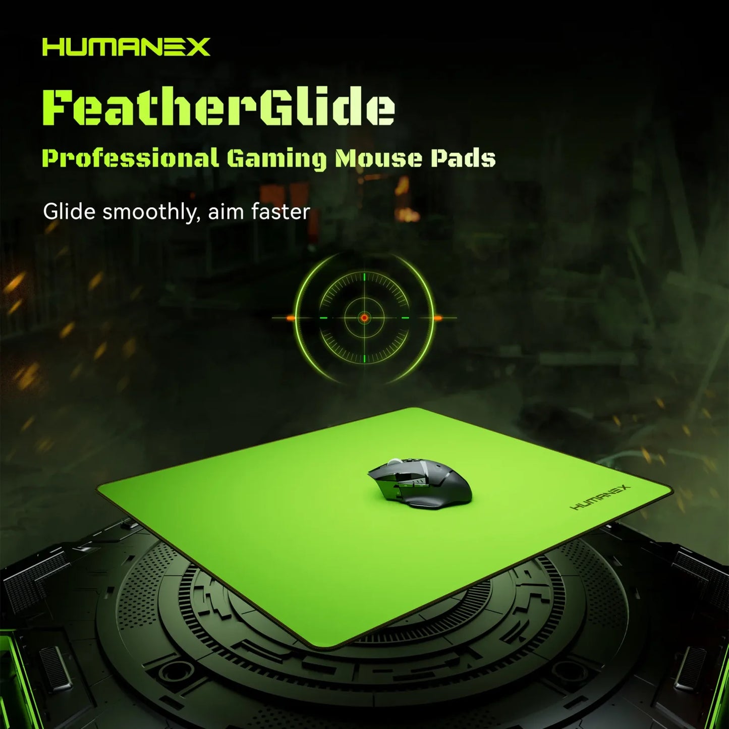 Humanex AX6-BM FeatherGlide Professional Gaming 49x42 cm Mouse Pad