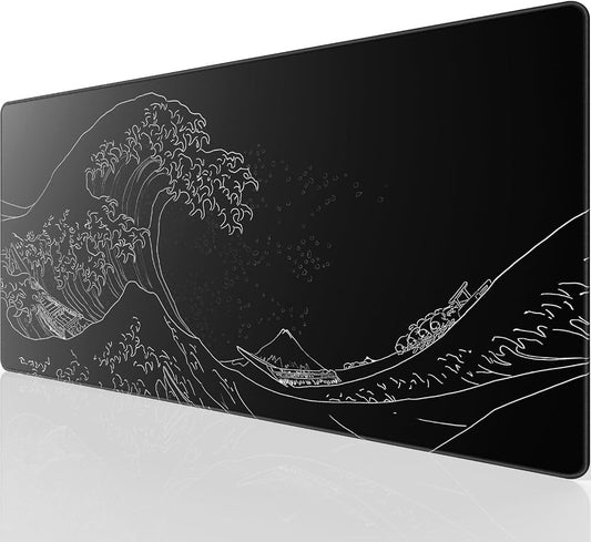 The Great Wave of Kangwava black Pad 60 x 30 cm 2MM