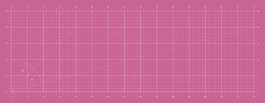 Precision Grid Deskmat - Pink 80 X 30 Cm