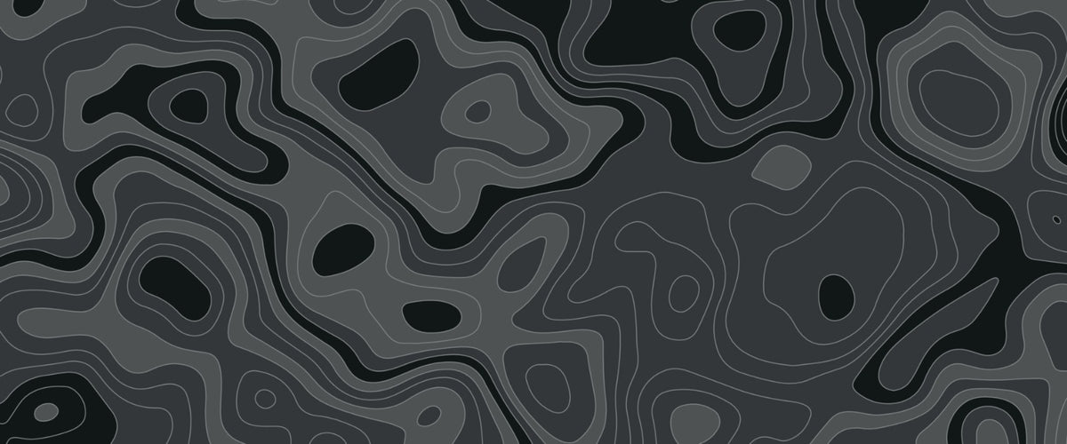 Contour Terrain Deskmat (Black)