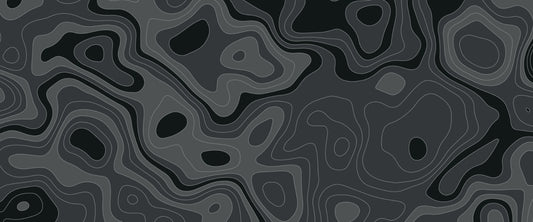 Contour Terrain Deskmat (Black)