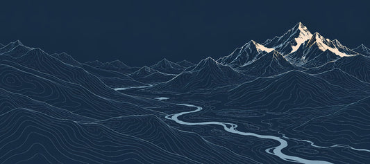 Alpine Flow Deskmat