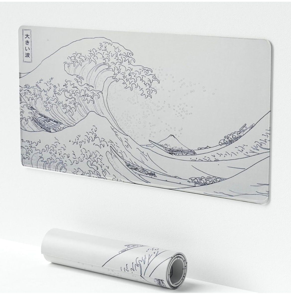 The Great Wave Deskmat (White)