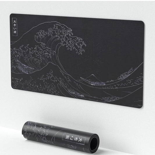 The Great Wave Deskmat (Black)