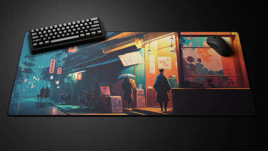 Neon Kyoto Deskmat