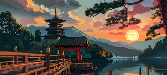 Zen Sunset Deskmat